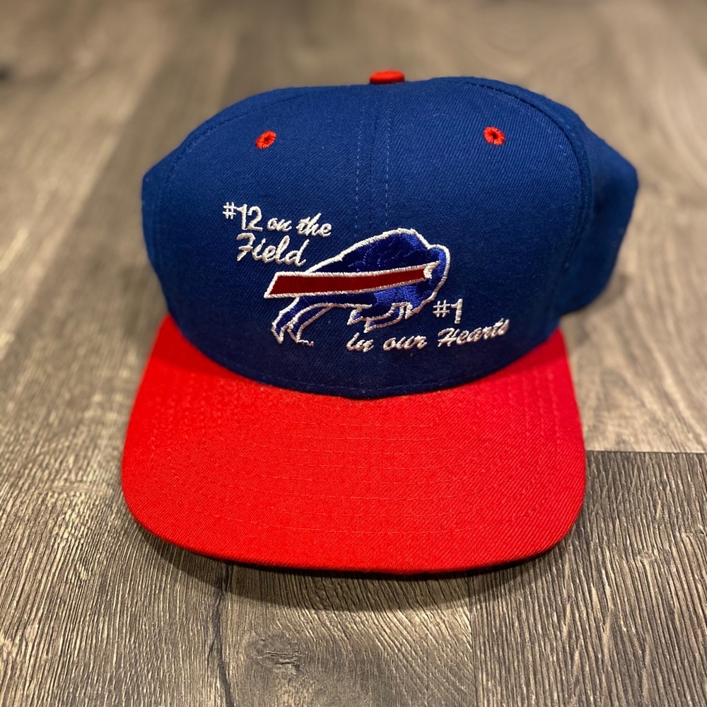 Vintage Buffalo Bills Jim Kelly New Era Hat, Rare